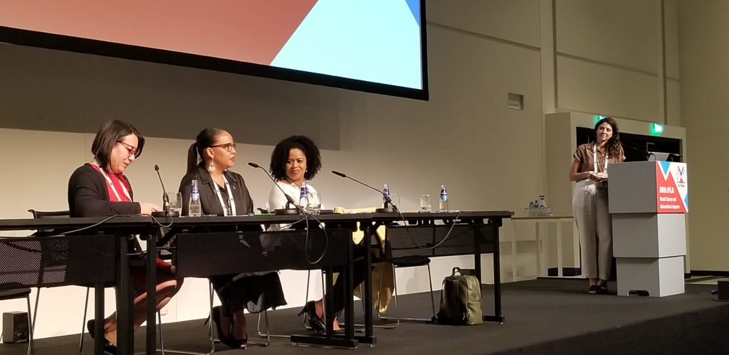 Caribbean and Latin American Libraries work on SDGs Session; Photo by Violet Fox